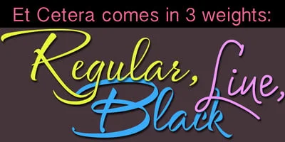 Et Cetera Font