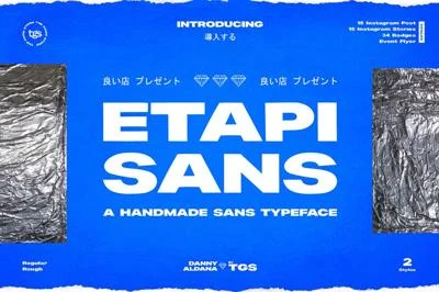 Etapi Sans + Extras Font