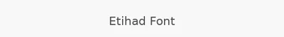 Etihad Font