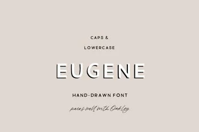 Eugene: Tough & Tender San Serif Font