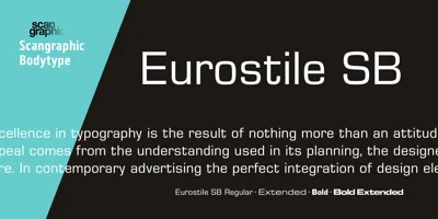 Eurostile SB Font