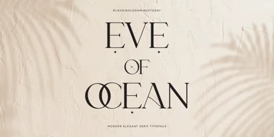 Eve Of Ocean Font
