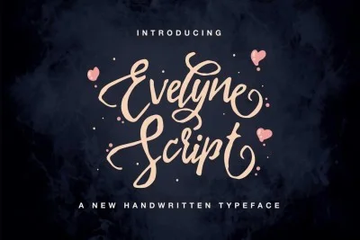 Evelyne Script Font