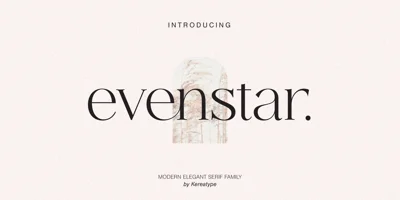 Evenstar Font