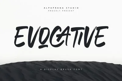 Evocative - Brush Font