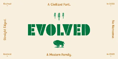 Evolved Font