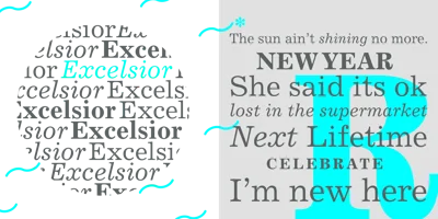 Excelsior LT Font