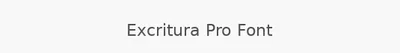 Excritura Pro Font