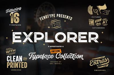 Explorer 21 Fonts Collection Free Download