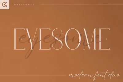 Eyesome - Modern Font Duo Free Download