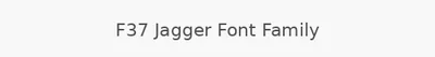 F37 Jagger Font Family