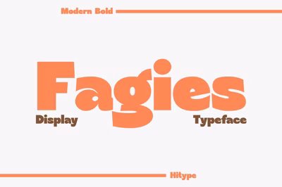 Fagies Display Typeface - Hitype Free Download