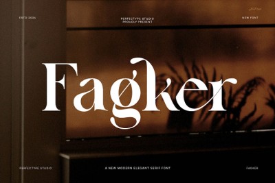 Fagker Elegant Serif Font