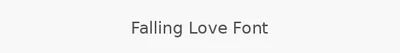 Falling Love Font