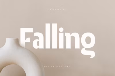 Falling - Modern Logo Font Free Download