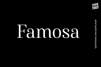 Famosa - Font Family