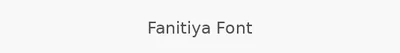 Fanitiya Font