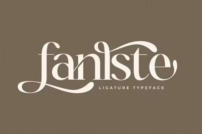 Fanlste Ligature Typeface Font Free Download