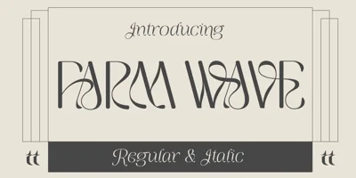 Farm Wave Font