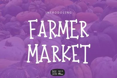Farmer Market Simple Font