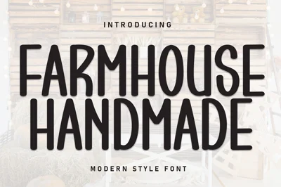 Farmhouse Handmade | Script Font