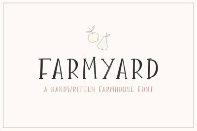 Farmyard Font