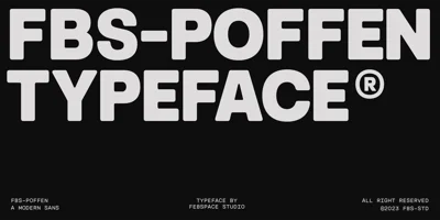 FBS Poffen Font