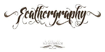 Feathergraphy Font