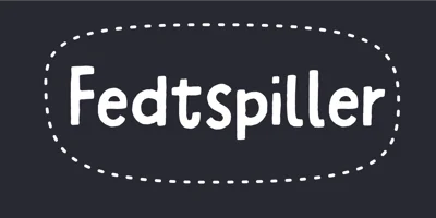 Fedtspiller Font