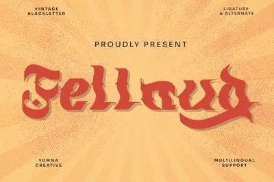 Fellaud - Vintage Blackletter Font