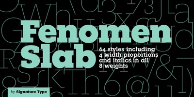 Fenomen Slab Font