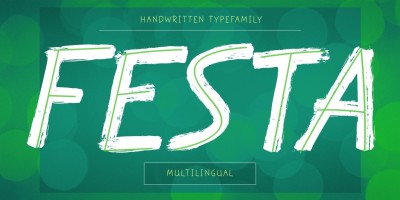 Festa & Festa Brush Font
