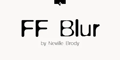 FF Blur Font