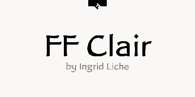 FF Clair Font