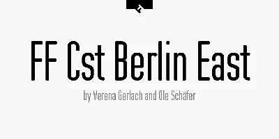 FF Cst Berlin East Font