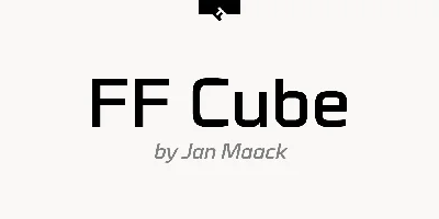 FF Cube Font