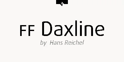 FF Daxline Font