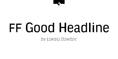 FF Good Headline Font