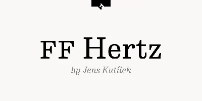 FF Hertz Font