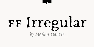 FF Irregular Font