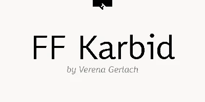 FF Karbid Font