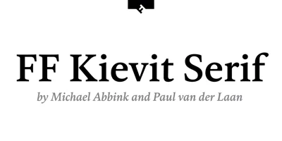 FF Kievit Serif Font