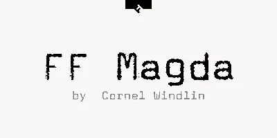 FF Magda Clean Font