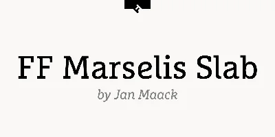FF Marselis Slab Font