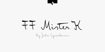 FF Mister K Font