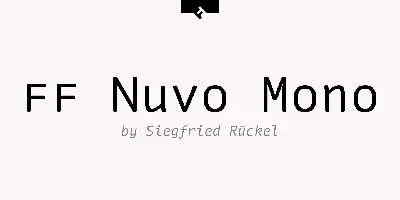 FF Nuvo Mono Font