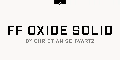 FF Oxide Solid Font
