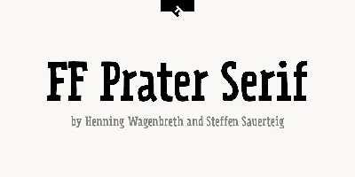 FF Prater Serif Font