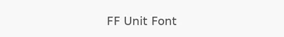 FF Unit Font