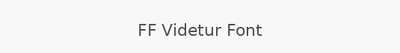 FF Videtur Font